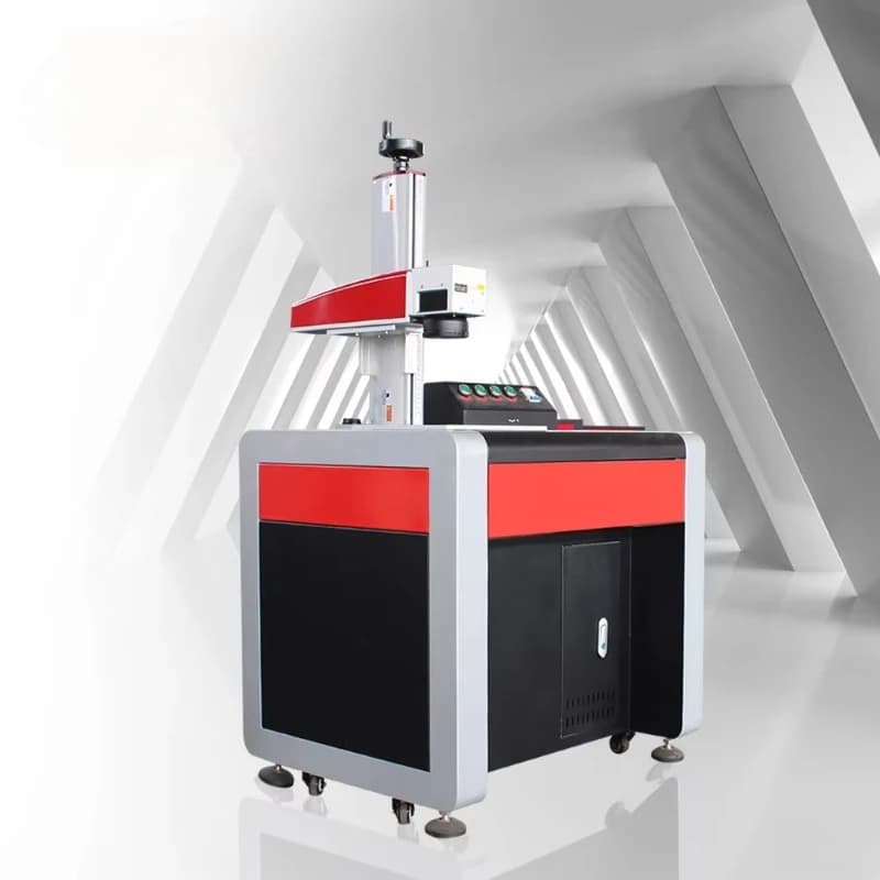 Fiber Laser Marking Machine Desktop Laser Engraving Machine 50W 80W 100W Fiber Laser Marking Machine with Rotary