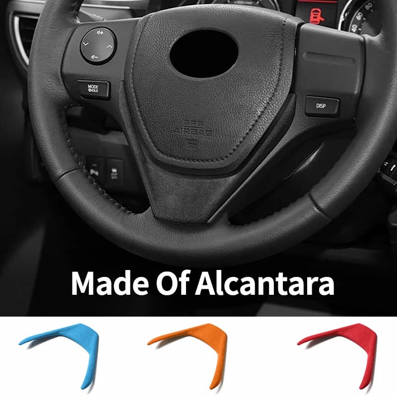 For Toyota RAV4 (2013-2018) Levin / Corolla (2014-2018) Alcantara Front Panel Cover Interior Car Accessories