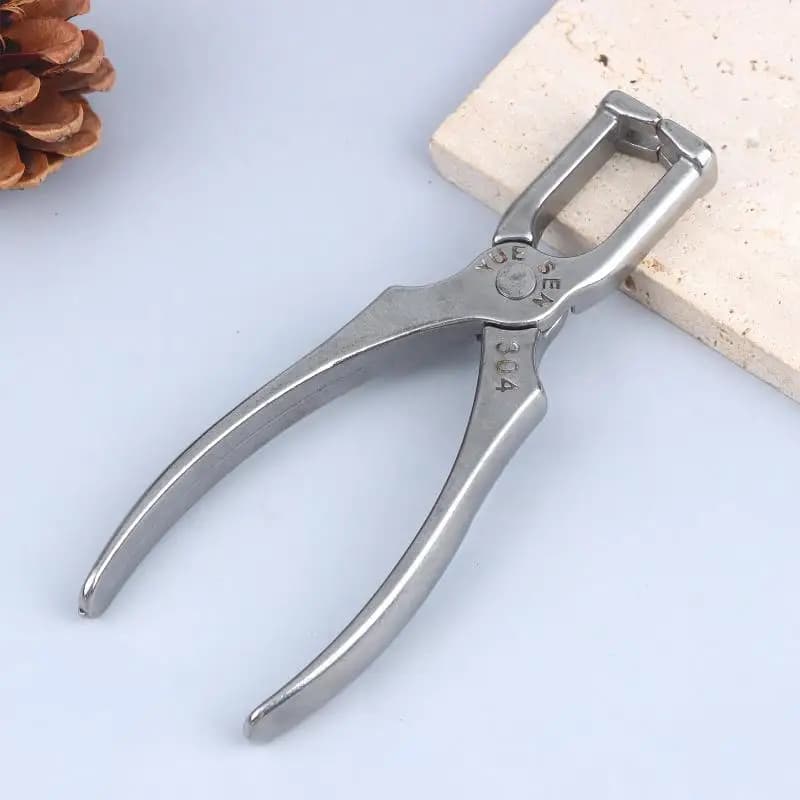 Stainless Steel Zipper Pliers For Zippers Install Stop Clothes Shoes Zips Repair Kits DIY Replacement Sewing Accessories