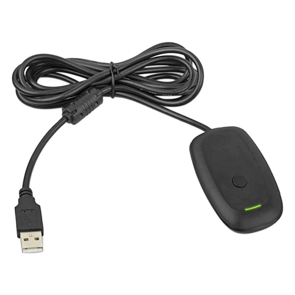 Gamepad Wireless Professionale con Ricevitore USB, Accessori per Gaming, Adattatore PC Portatile per Controller Wireless Xbox 360