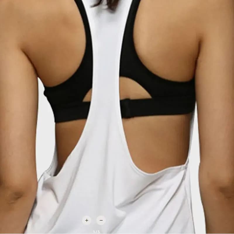 Gilet sportivo da fitness grembiule sportivo da donna Gilet sportivo da corsa slim senza maniche ad asciugatura rapida a forma di T