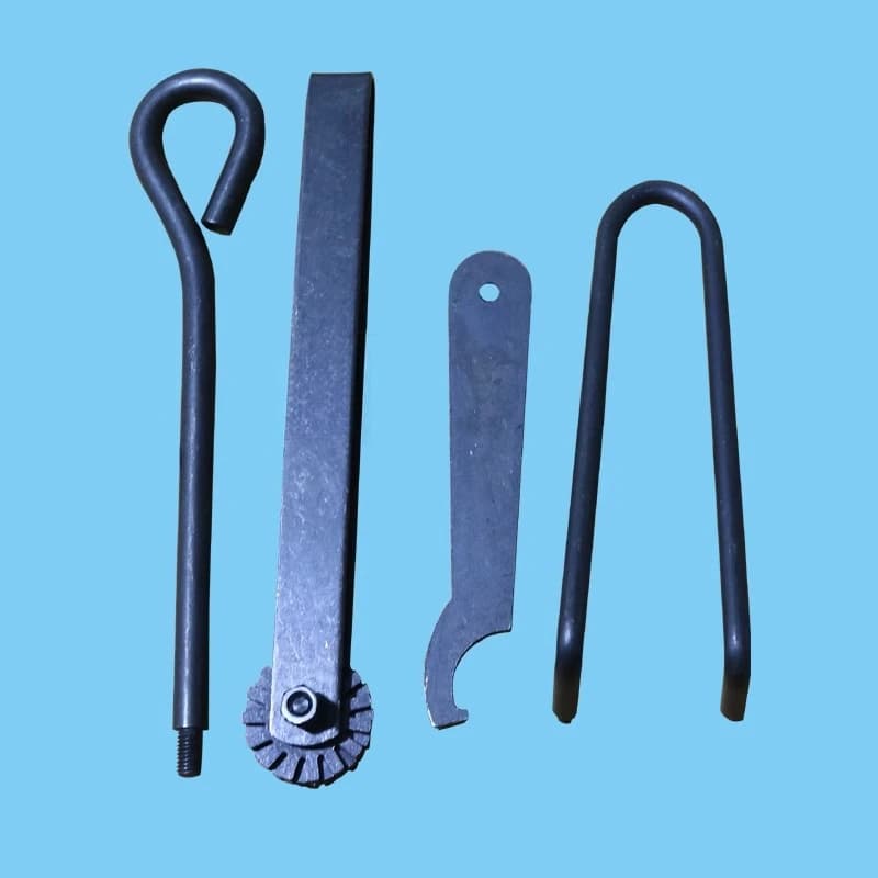 801 Peeling machine corrector inner cover pull out wrench double hook pliers four-piece set, industrialsewingmachine spare parts