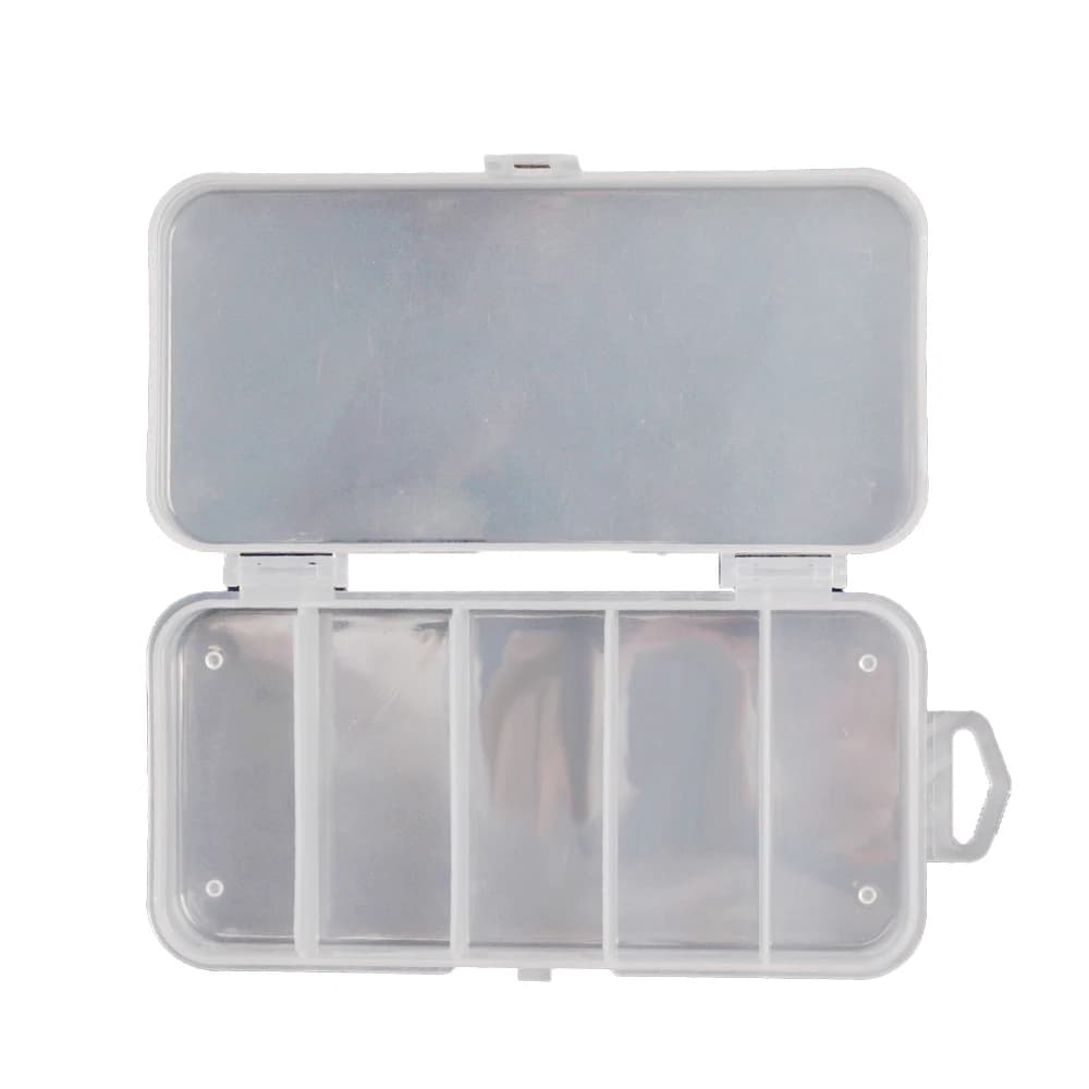 LUSHAZER Transparent Plastic Portable Storage Box Fishing Equipment Box for Container Organizer for Housing