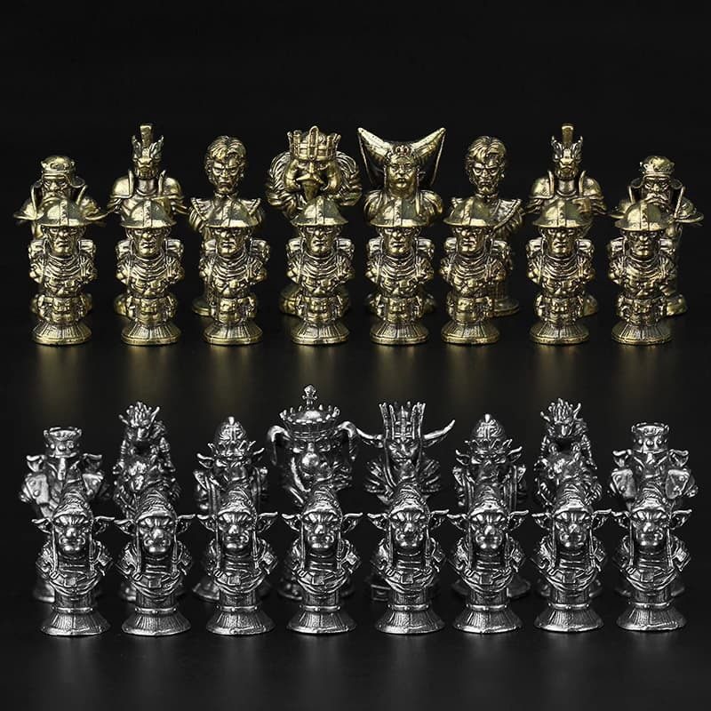 Brass Cupronickel Metal High-grade Terran Goblins Board Game Pieces Creative Soldier Model Action Figures Ornament Accessories