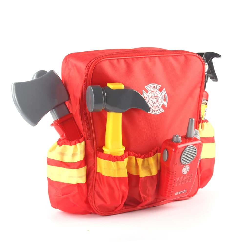 1 Set Strumenti Pompiere Giocattolo Squisito Realistico Vigile del Fuoco Puntelli Vigili del Fuoco Attrezzature Puntelli Gioco di Ruolo Giocattoli Per Bambini