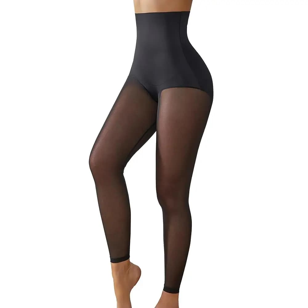 Leggings Modellanti Senza Cuciture a Vita Alta con Controllo Pancia e Snellente Cosce
