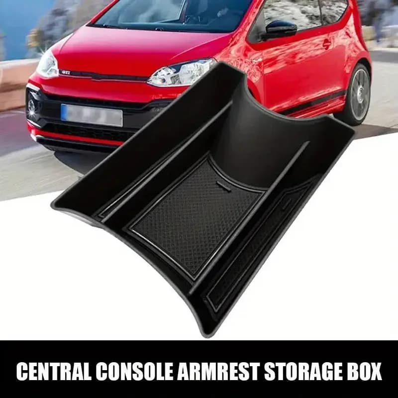 1PC Scatola di Immagazzinaggio Per Volkswagen UP E-UP 2013-2023/SEAT Mii 2013-2021/Skoda Citigo 2013-2021 Console Centrale Bracciolo scatola di immagazzinaggio