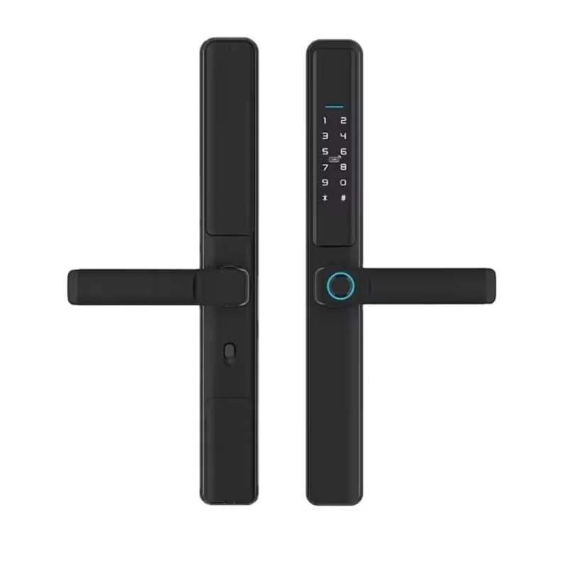 Maniglia per porta di casa Serratura Wifi Serratura per porta ultrasottile intelligente digitale intelligente impermeabile con fotocamera