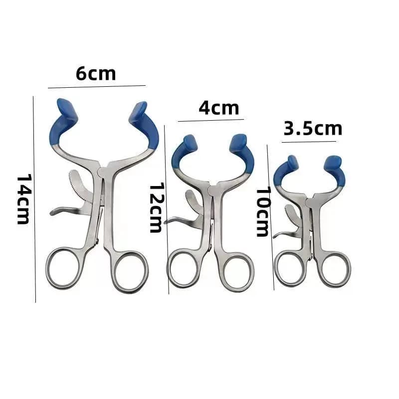 Dental Metal Mouth Opener Cheek Expander Lip Retractor Stainless Steel Orthodontic Dentist Tool Oral Examination Instrument