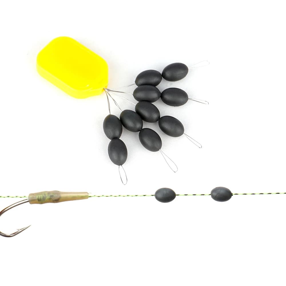 Hirisi 1set Tungsten Sinkers Hooklink Weights Size 4mm/6mm/8mm Carp Fishing Tackle AG301 Fishing Accessories