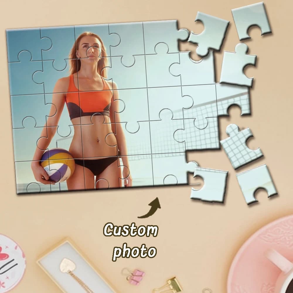 DIY custom photo puzzle, Customizable to add photos, Customized gifts for family and friends, birthdays, anniversaries, weddings