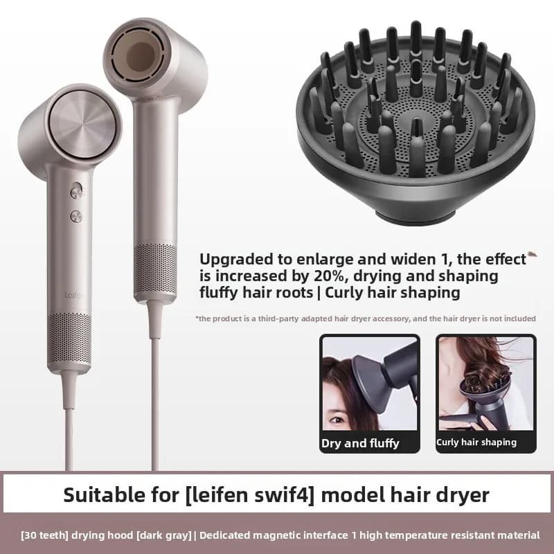 Suitable for Laifen hair dryer Swift4 drying hood curly hair styling diffuser