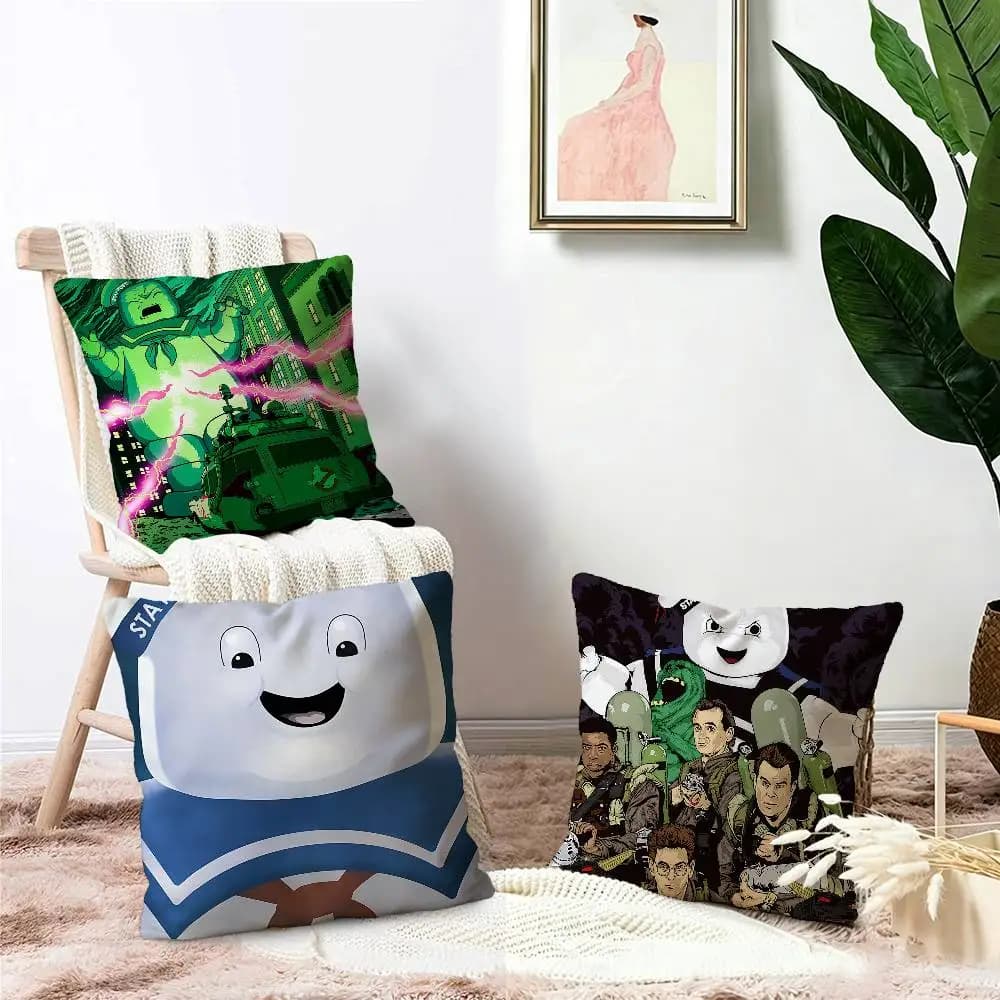 Retro Classic Ghostbusters Movie Pillow Cover Design cushion Cover decor Holiday Decorati