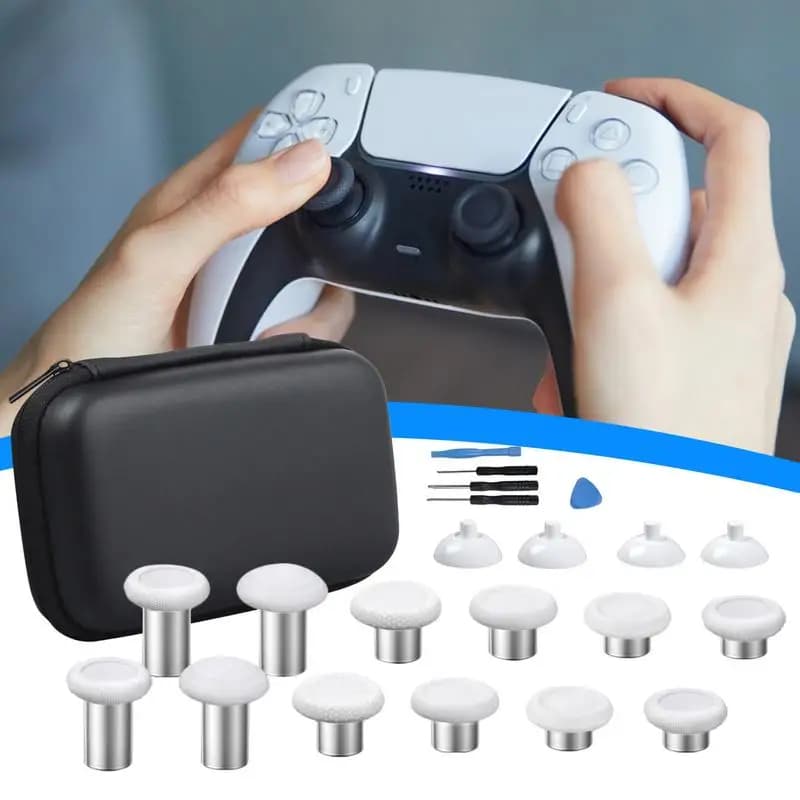 Per Xbox Series X/S Grip Stick Joystick Thumbstick Controller Joystick Extender Estensore per albero in metallo Pollice a molti piani