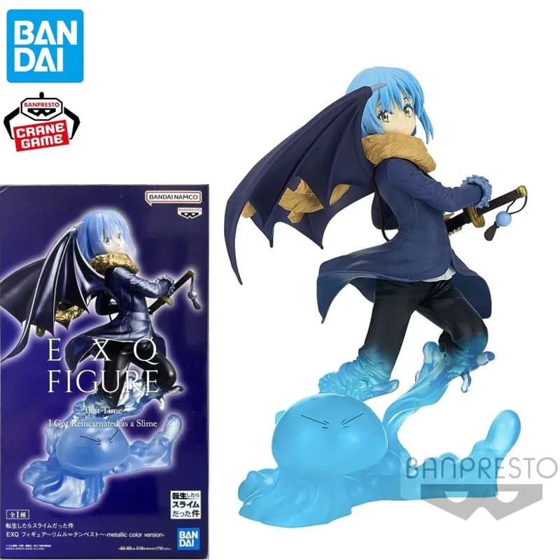 Bandai Banpresto EXQ Rimuru Tempest Metallic Ver Anime Figure That Time I Got Reincarnated as a Slime Collectible Model Toy Gift