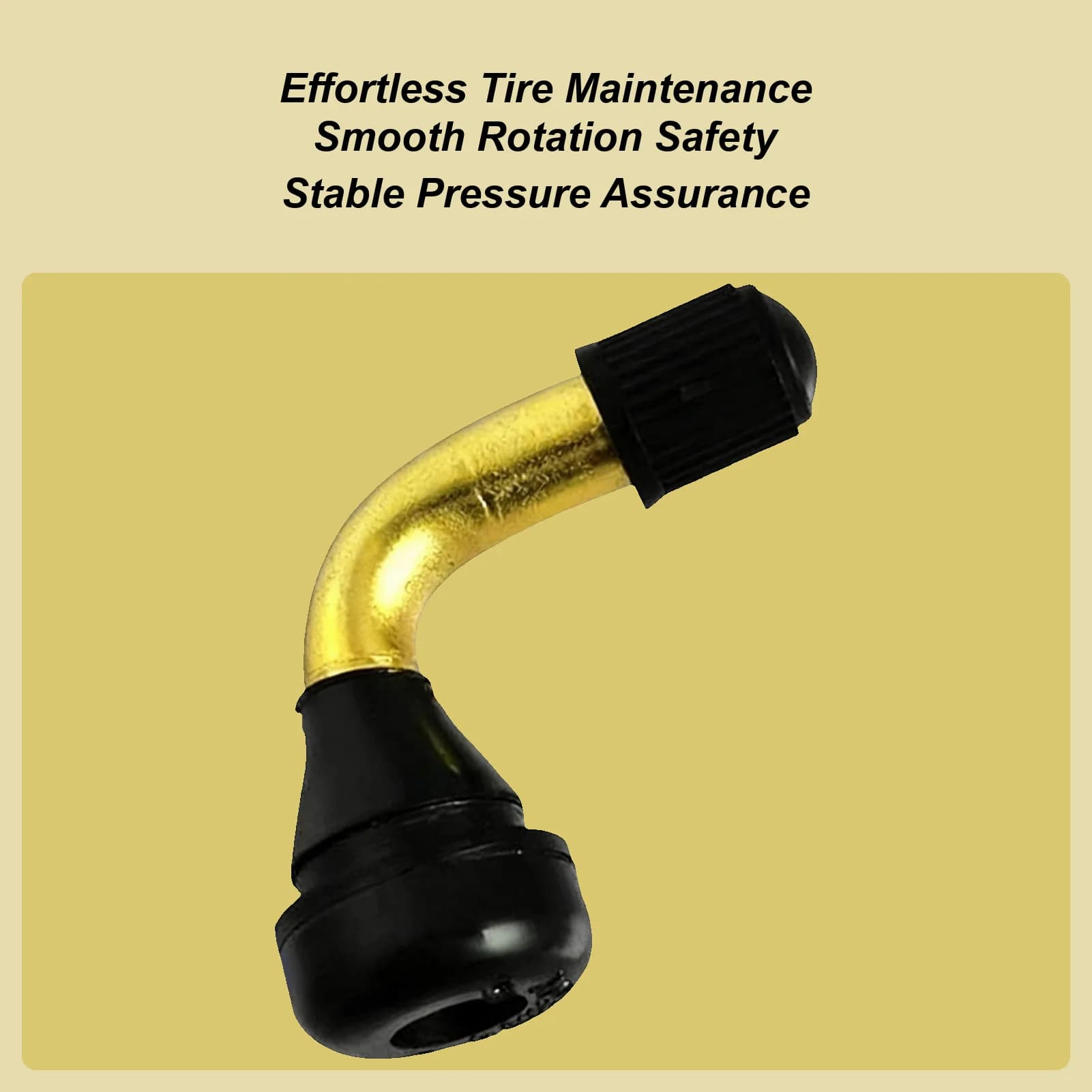 Steli delle valvole dei pneumatici PVR70 Piegato ad angolo di 90 gradi Parte di ricambio Steli delle valvole dei pneumatici Tubeless per moto Scooter ATV Bici elettrica
