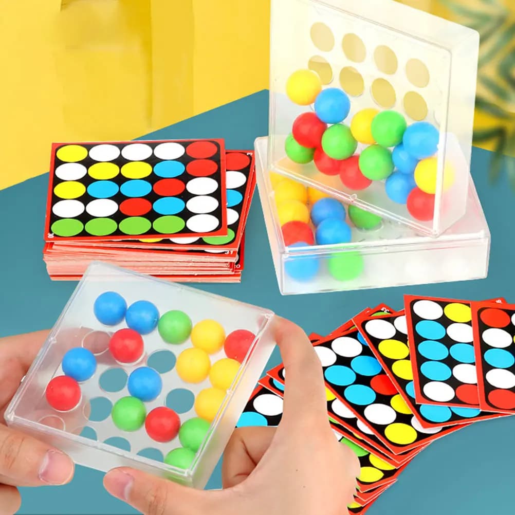 1 set di scacchiere flessibili per dita, kit di giochi educativi, colori vivaci, resistenti all'usura, leggeri, portatili, per bambini piccoli