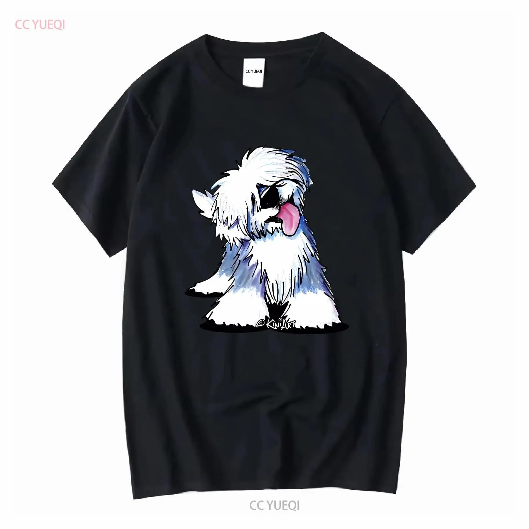 Inktastic Old English Sheepdog Baby T Shirt KiniArt Oes Sheepdogs Dog Dogs Kim vintage Washed Breathable Comfortable Soft