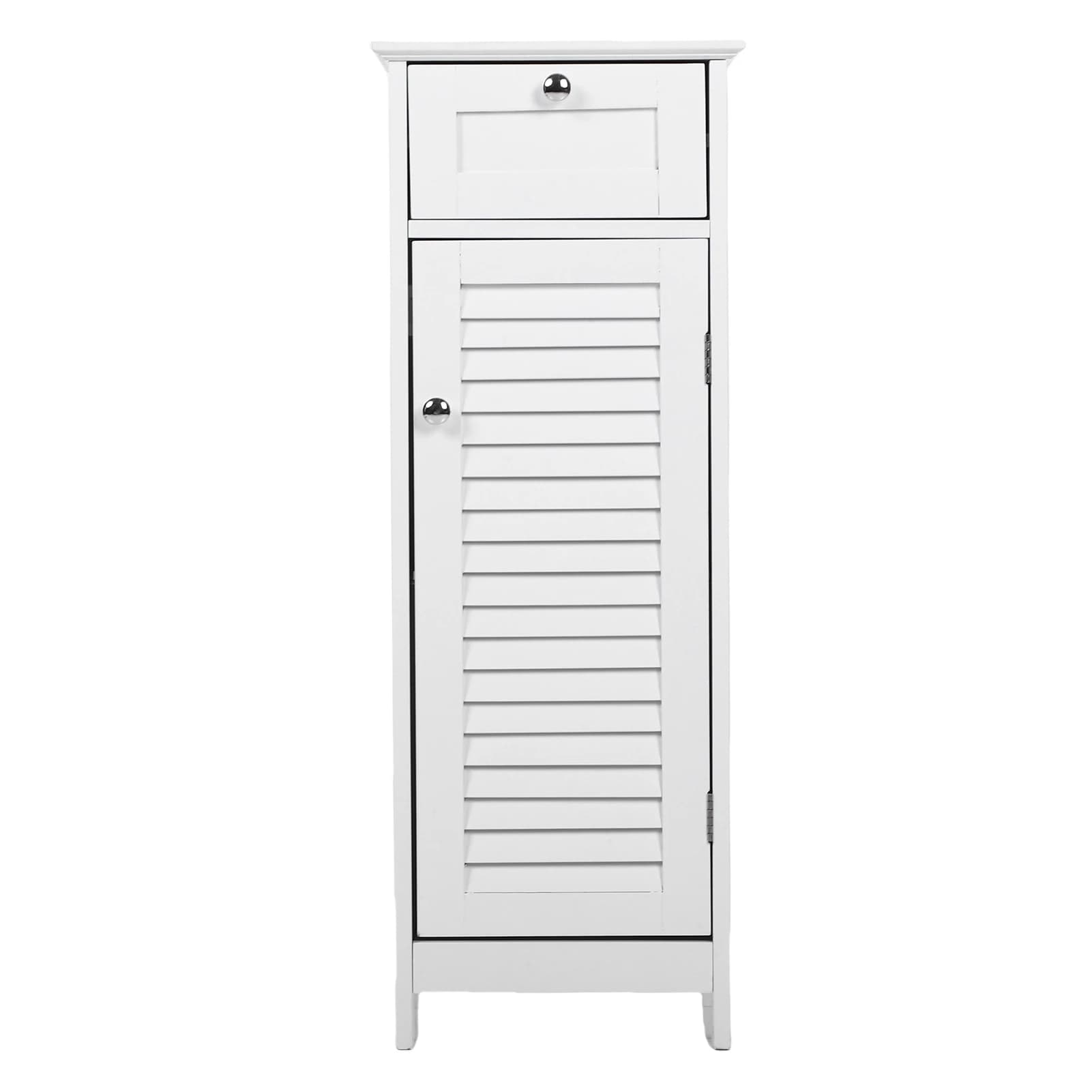 Armadietto portaoggetti da bagno Armadietto da pavimento stretto e indipendente sottile con anta dell'otturatore del cassetto per ingresso camera da letto soggiorno 12,6x1