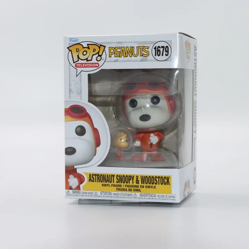 Funko POP Original Peanuts Anime Figure Joe Cool Astronauta Snoopy Action Figure Giocattoli per Ragazzi Ragazze Regalo Modello da Collezione