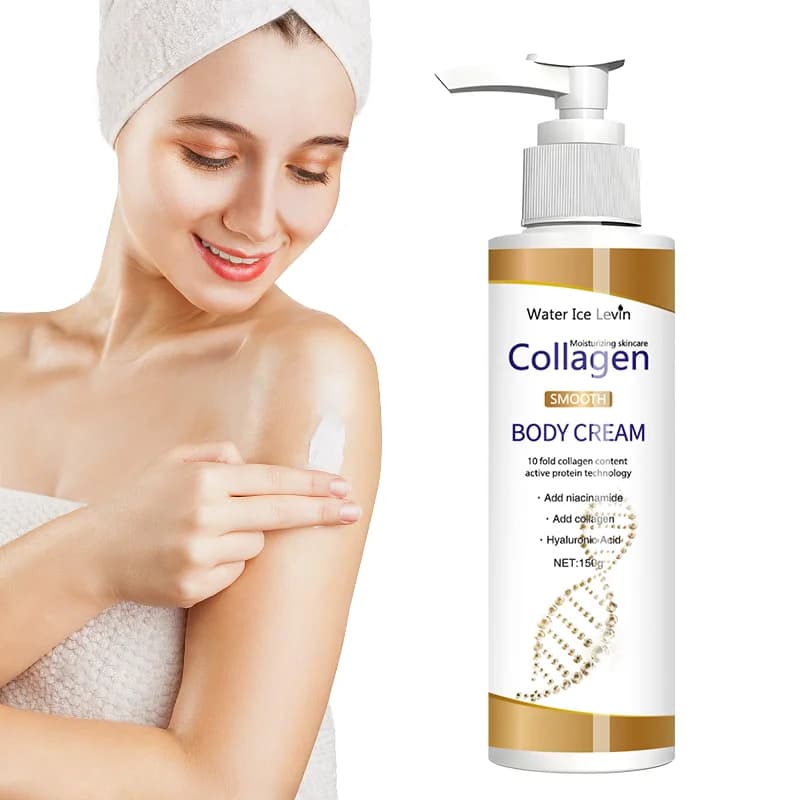 Hydrating Cream Collagen Rassodante, Fits All Skin Types, Unisex, Makes Skin More Lyscia, Tonic and Young