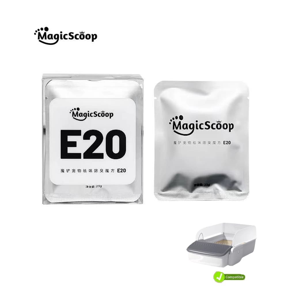 MagicScoop E20 4PCS Odor Eliminator Replacement for Automatic Self-cleaning Cat Litter Box Odor Control