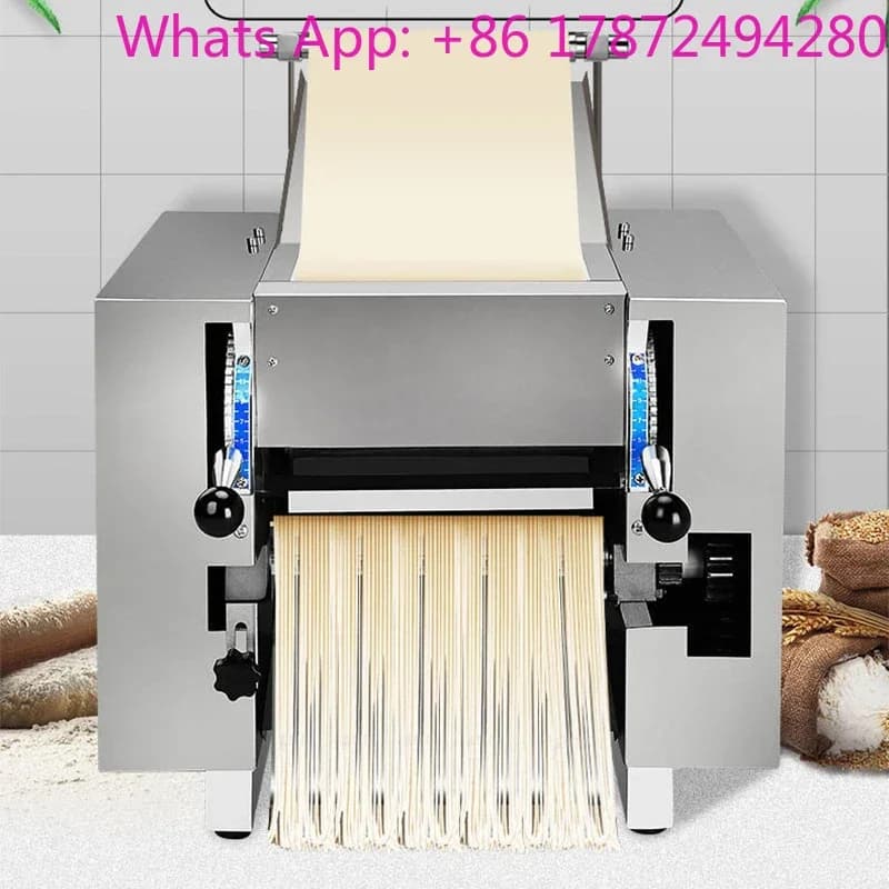 Macchina per Pasta Commerciale da Banco, Elettrica, Completamente Automatica, Compatta, in Acciaio Inossidabile, per Pasta e Ravioli