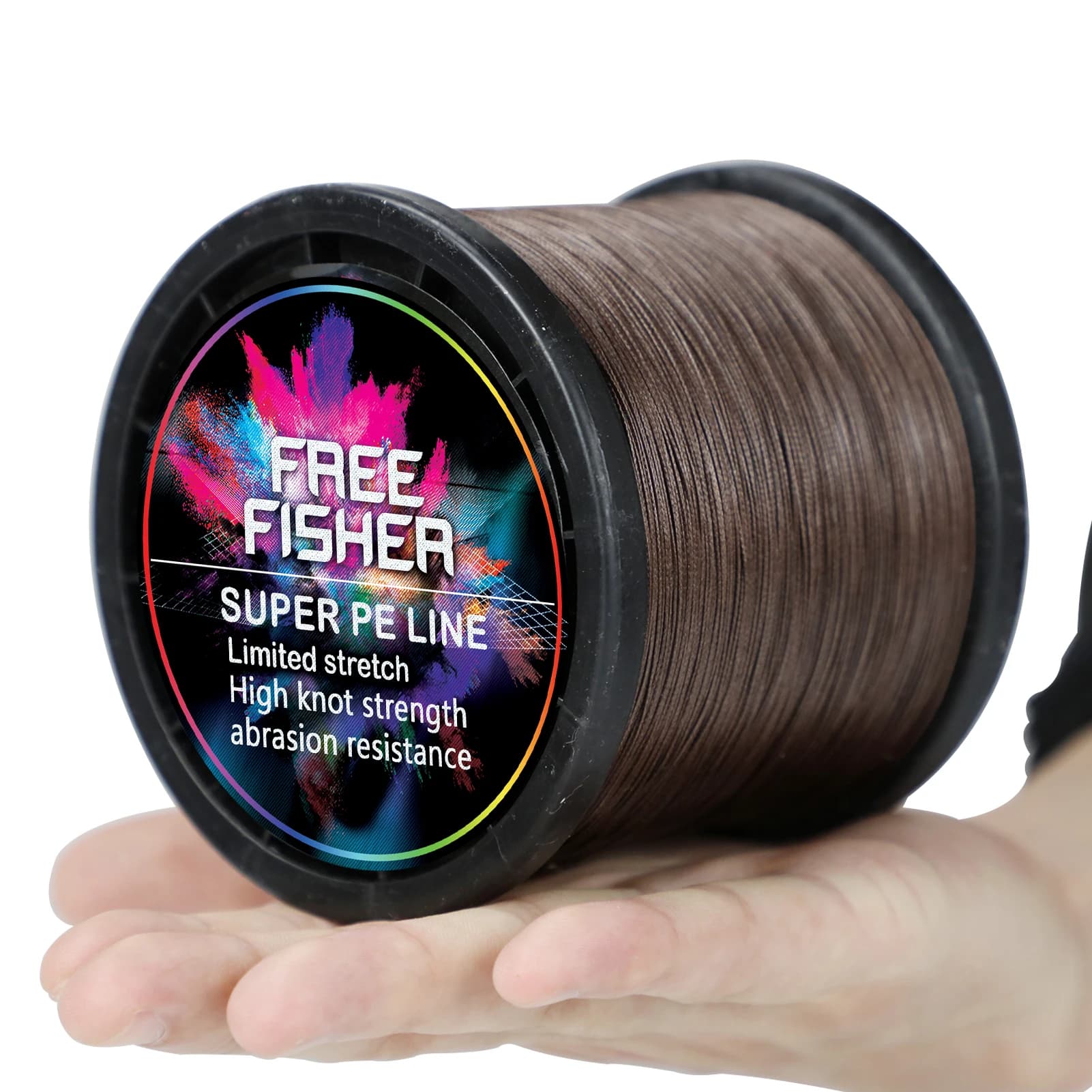 Lenza da pesca a 8 onde FISHER GRATUITA da 1000 m, lenza super intrecciata, 8 fili da 10-150 libbre, filo intrecciato in PE multifilamento, lenza da rete da 0,1-0,7 mm