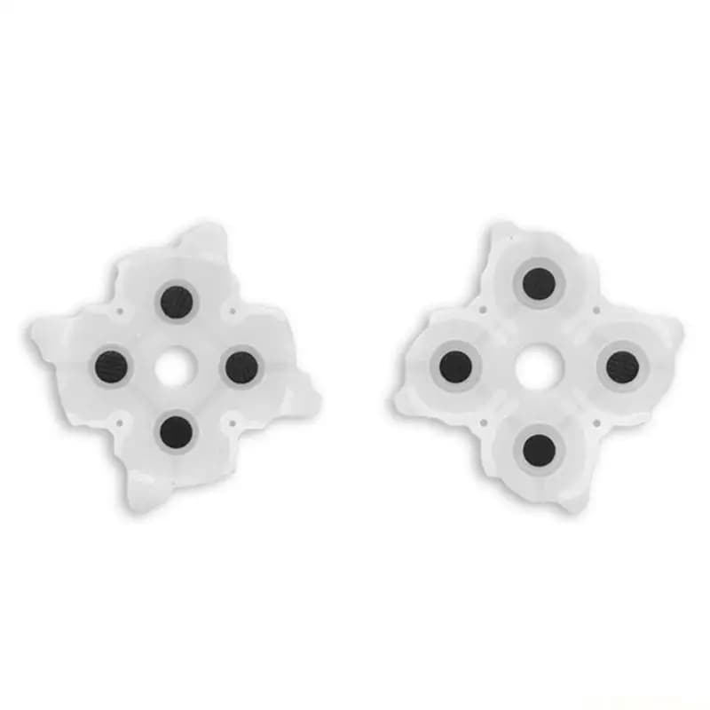 E56B Tappetino adesivo conduttivo in gomma siliconica Accessori per riparazione tastiere per gamepad controller V1 V2