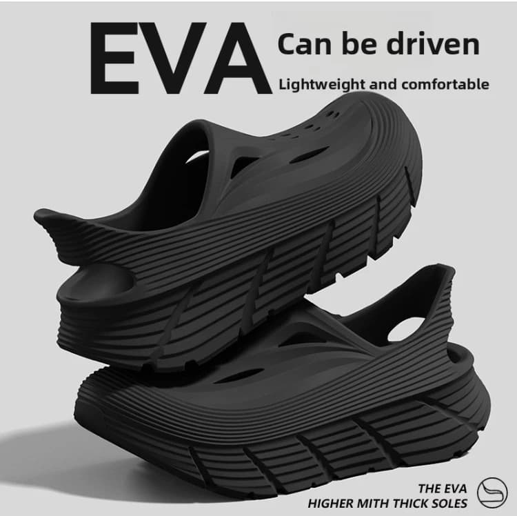 Ciabatte da uomo antiscivolo con fori, estive 2026, nuove, deodoranti, con sensazione di calpestare la polvere, per sport all'aperto, in EVA, fresche e comode
