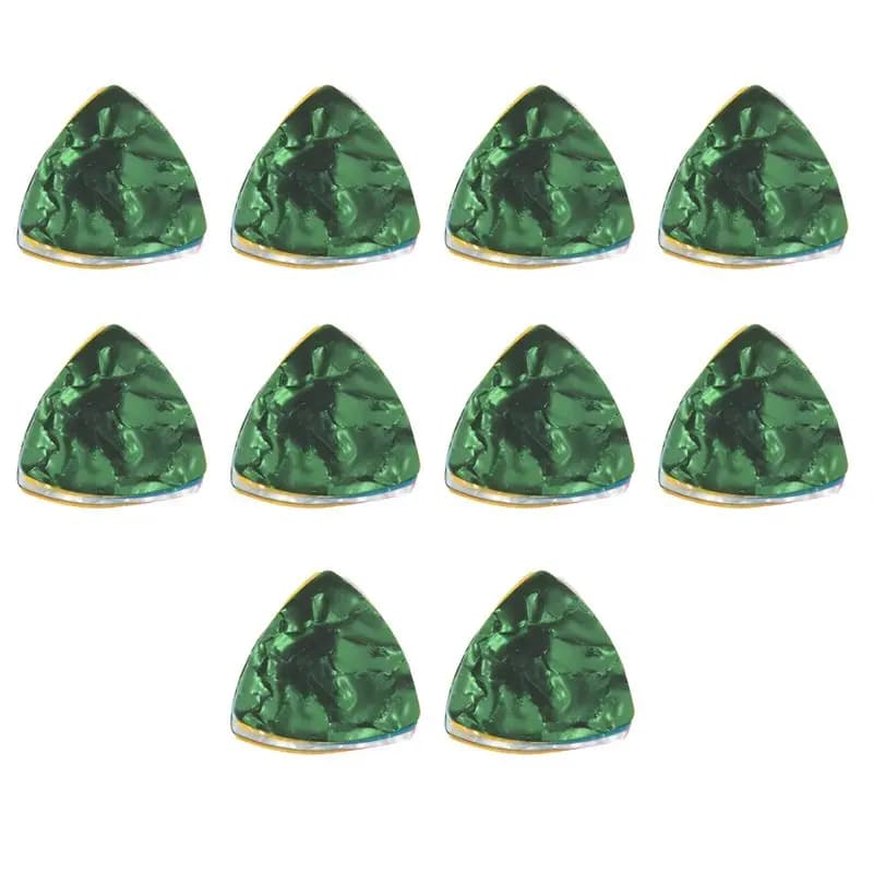 AEF6-100Pcs Plettri per chitarra acustica/elettrica 0,46 mm - Colori assortiti
