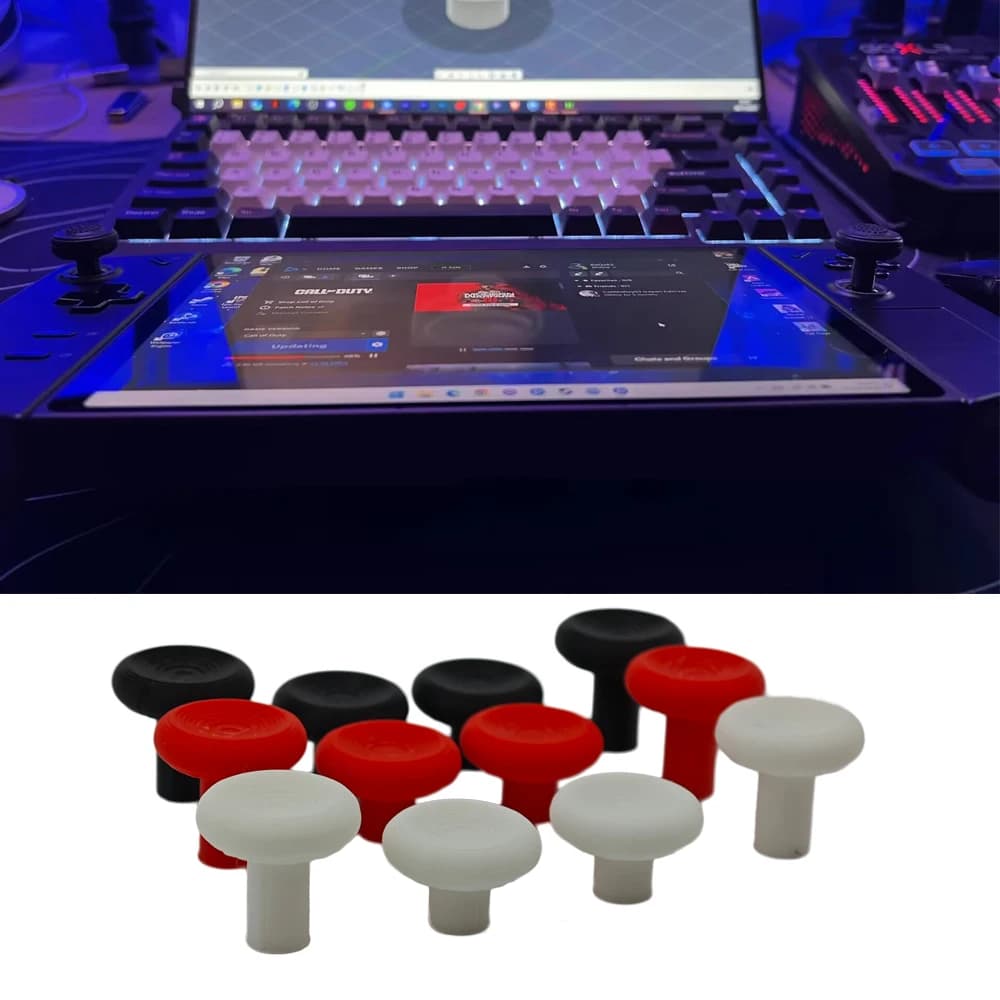 1 paio di tappi bilancieri modificati per la sostituzione del controller della maniglia del gioco Legion Go Accessori da gioco con guscio del joystick a bilanciere colorato