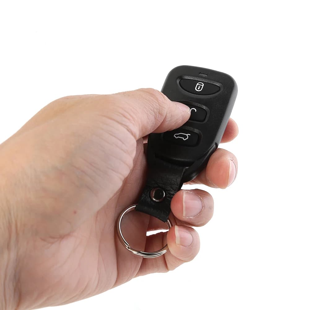 Sistema di Chiusura Centralizzata Universale per Auto 410/T102, Facile Installazione, Kit Elementi Auto, Sistema di Allarme con Accesso Senza Chiave