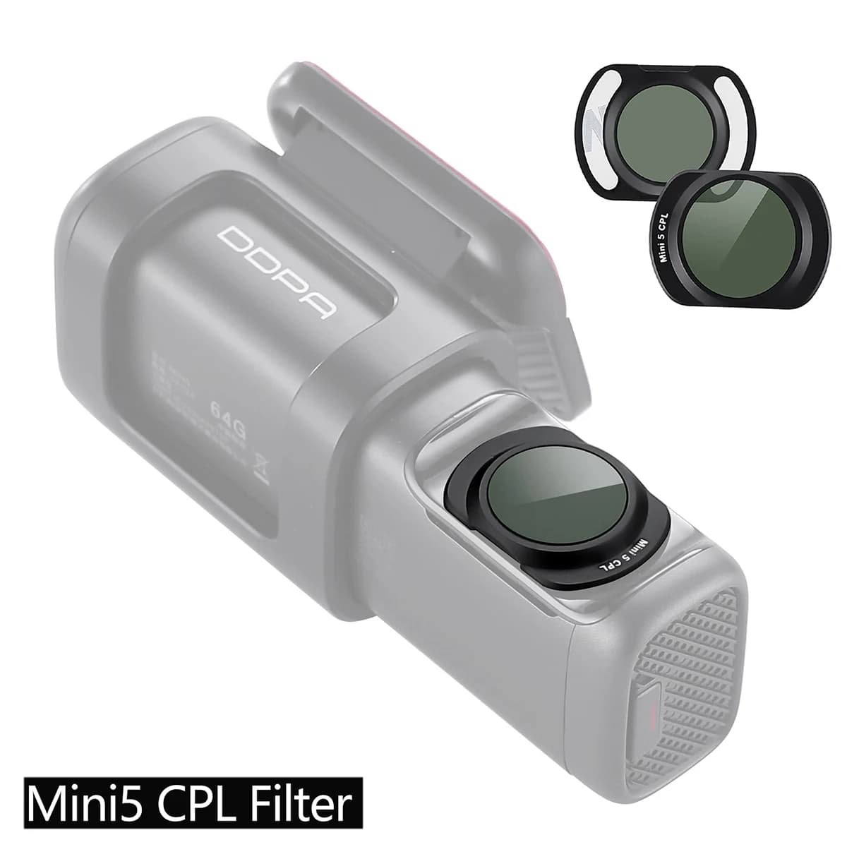 Per DDPAI Dash Cam Mini5 CPL filtro HD Lens protezione antipolvere filtro antiriflesso CPL