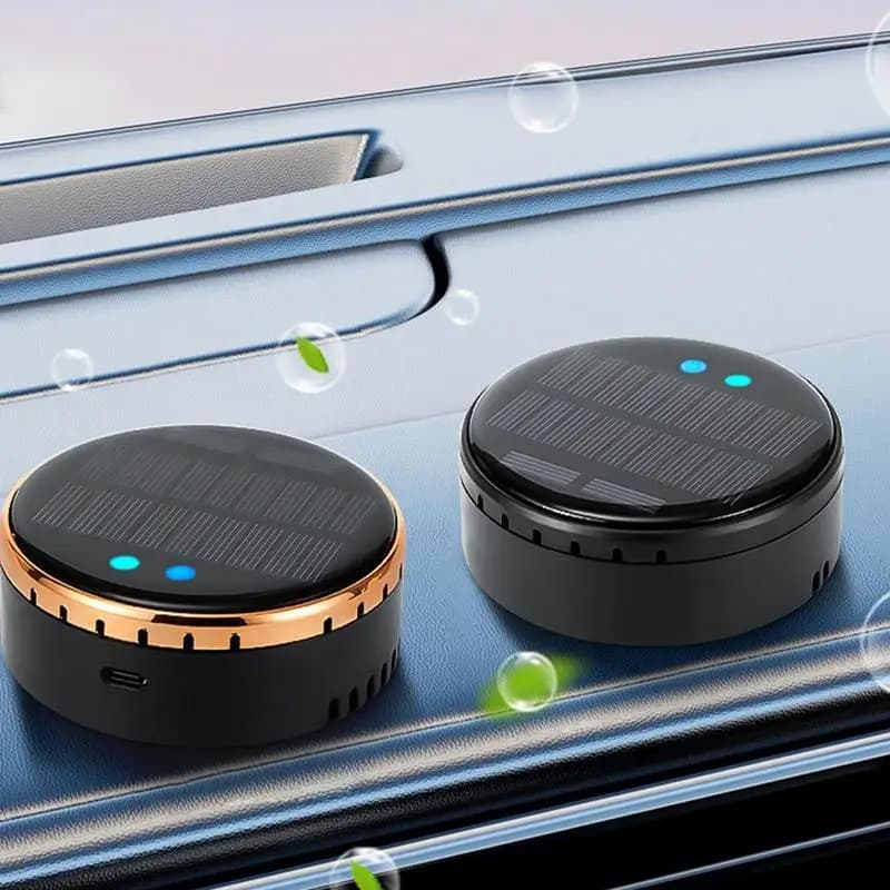 Solar Air Cleaner Car Deodorant Smart USB Odor Eliminating Bearings Deodorant for Automated environments Remove PM2.5/TVOC