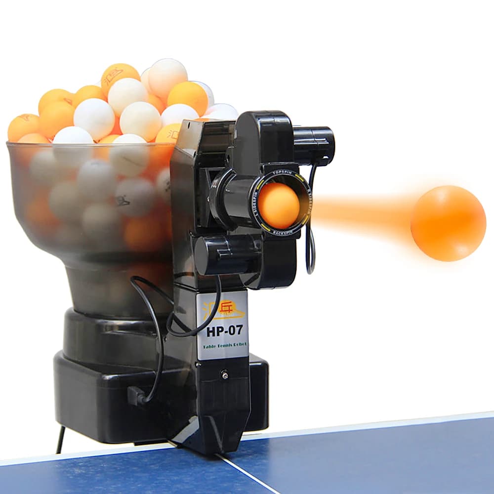 Macchina automatica per palline da ping pong robot da ping pong Macchina per palline da ping pong con regolazione da 40 mm per l'allenamento