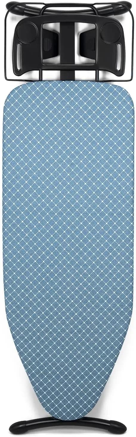 Asse da Stiro 17'x46' Full Size, Asse da Stiro Deluxe con Supporto per Ferro da Stiro a Vapore, Copertura Resistente al Calore e
