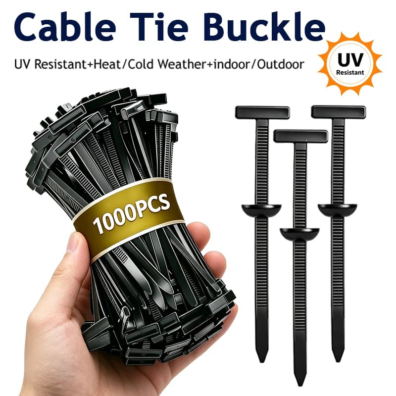 1-1000pcs Car Repair Nylon Zip Ties Cable Tie Buckle Self Locking Pin Button Design Mudguard Fender Wire Clip Strap