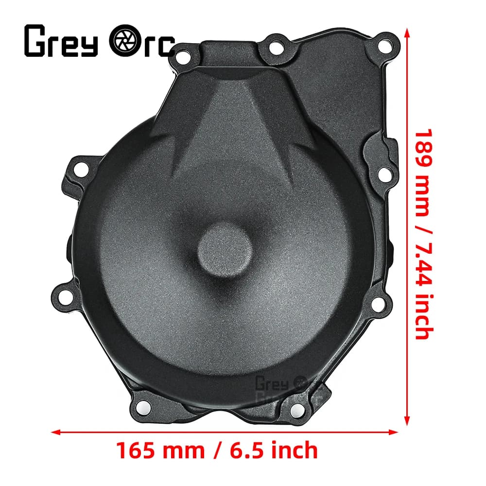 Parti del motociclo Motore Statore Copertura Per Yamaha YZF-R6 2006-2022 Nero Lato Sinistro Moto Carter Copertura