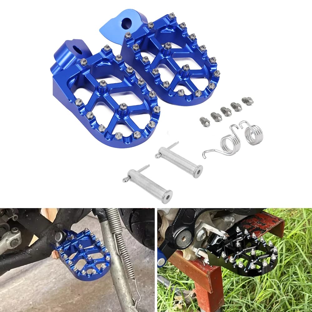 Moto CNC Pedane Pedane Pedali Poggiapiedi Per YAMAHA YZ 65 85 125 250 125X 250X 250FX 450FX WR 250F 450F YZF WRF 250 450