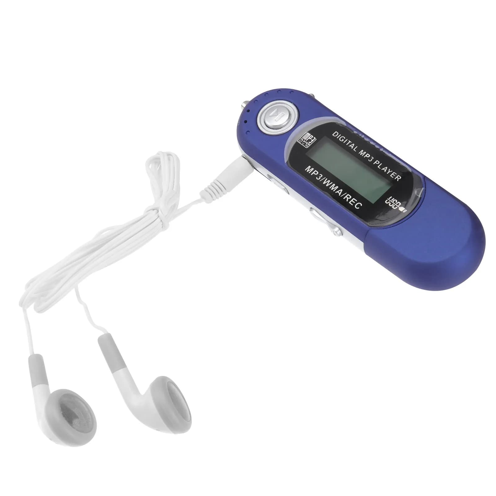 Lettore Mp3 Digitale Portatile da 4GB con Schermo LCD da 1,3 Pollici, Radio FM, Funzione di Registrazione, USB 2.0, 87.0-108.0mhz, Argento