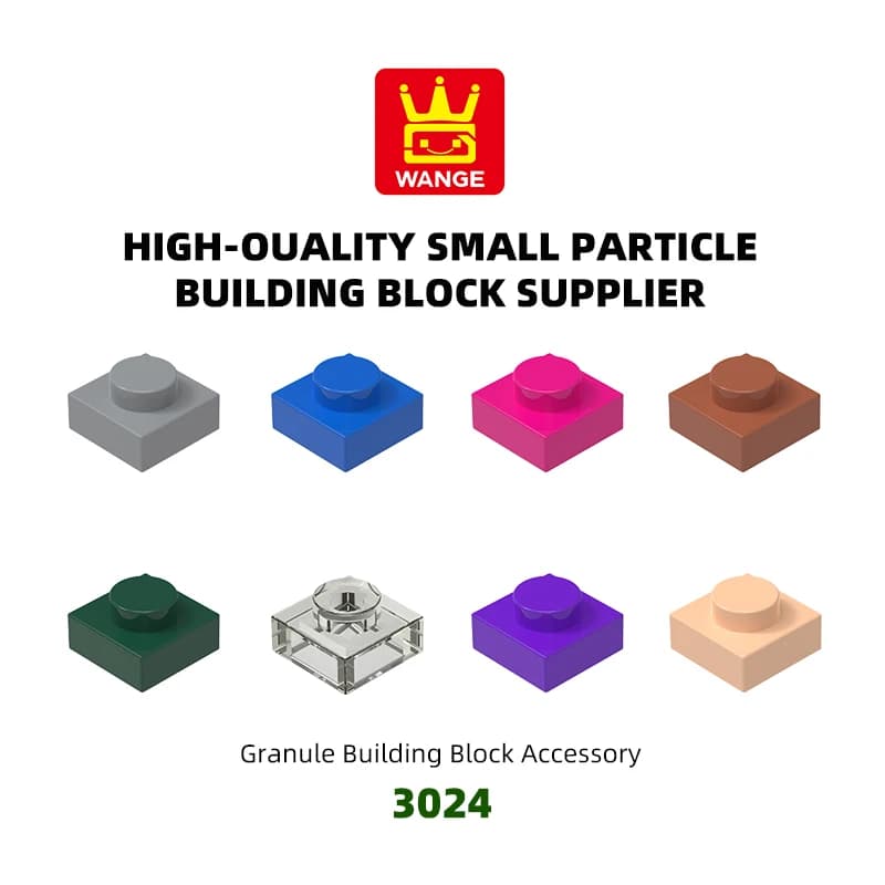 Wange 588 Pz/lotto 3024 1x1 Breve 1 Foro Blocchi di Costruzione Parti di Base Classiche