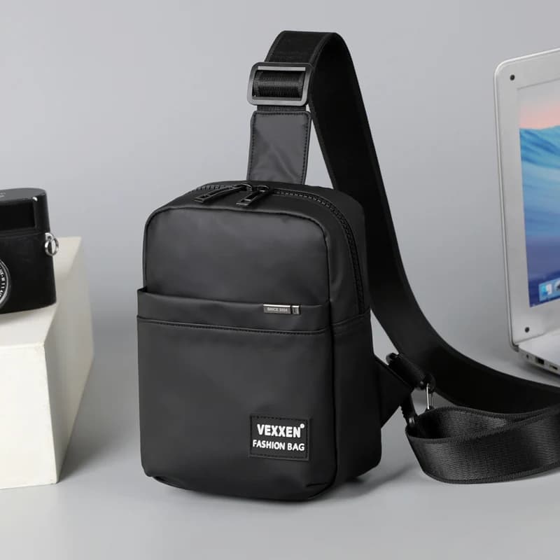 Men's Casual Leather Shoulder Bag, Small Running and Cycling Shoulder Bag, Outdoor Sports Bag, Travel Shoulder Bag, Phone Case