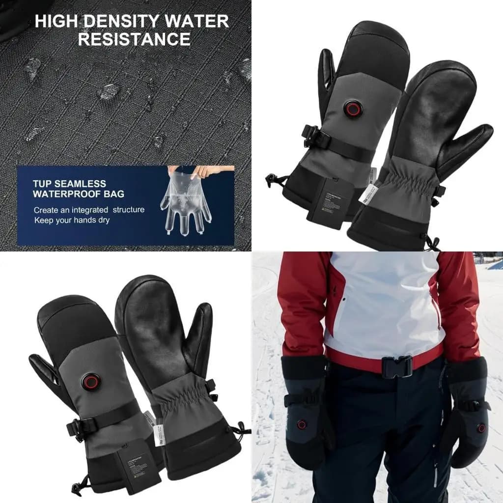 Guanti touchscreen invernali scaldini elettrici Guanti da sci Guanti da snowboard