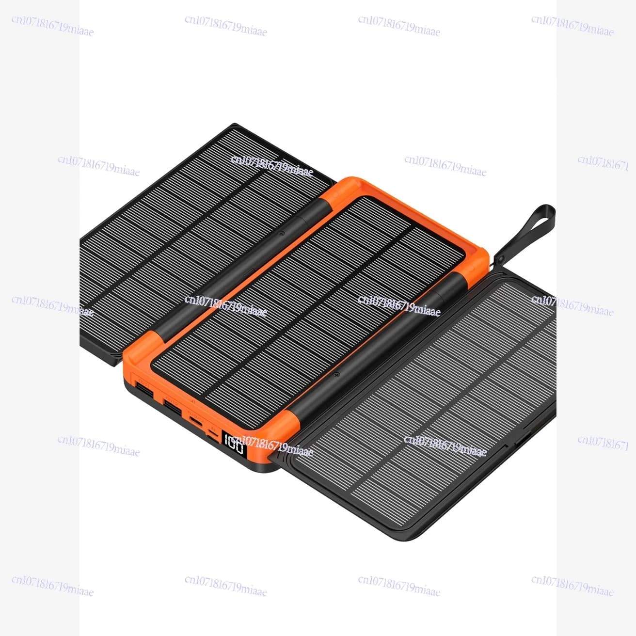 Power Bank Solare Pieghevole Nascosto con Display Digitale 20000mAh
