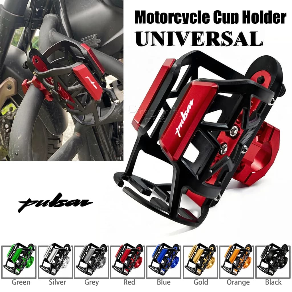 Portabicchieri per moto Bajaj Pulsar 200 NS/200 RS/200 AS 200RS 200NS 200AS, supporto per bottiglia d'acqua e bevande