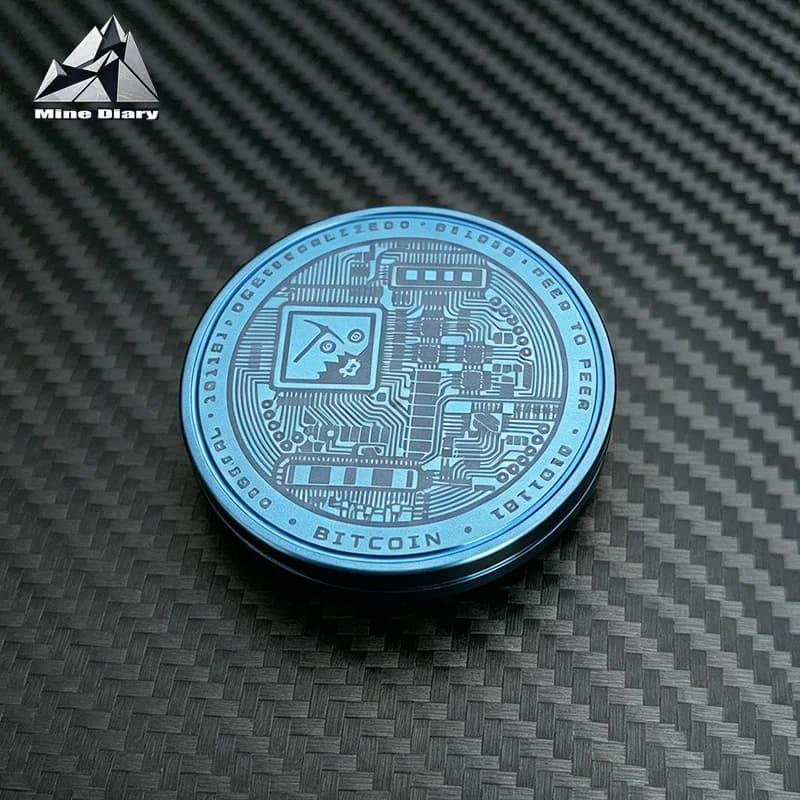 Giocattolo Antistress in Cristallo S.S PEEK Ratchet Haptic Coin Fidget Spinner per Adulti, Giocattolo Antistress EDC per Ufficio