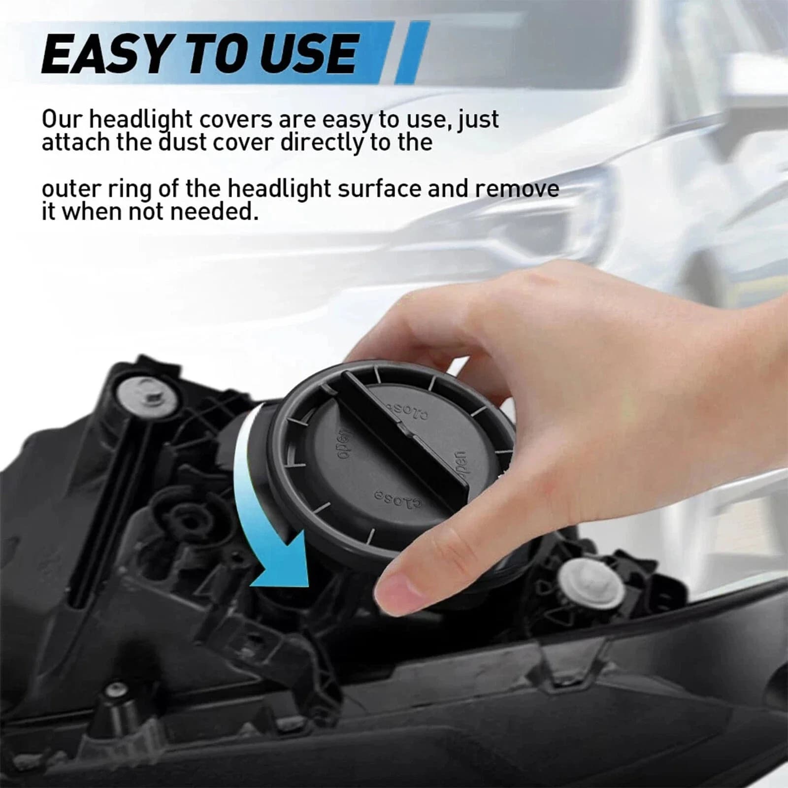 Headlight Bulb Dust Cover Waterproof Lengthened Headlamp Rear Shell Seal Cap For K 2016 2019 For Vauxhall Insignia 2008 2012