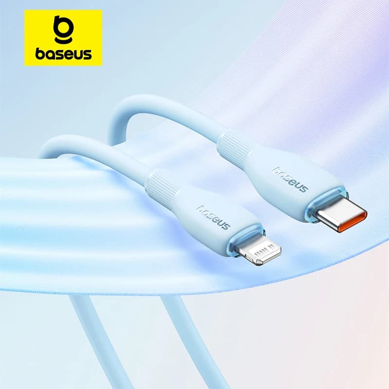 Cavo USB C Baseus 20W TPE per IPhone 14 13 12 11 Pro Max XS cavo di ricarica rapida tipo C per illuminazione cavo data per iPad Macbook