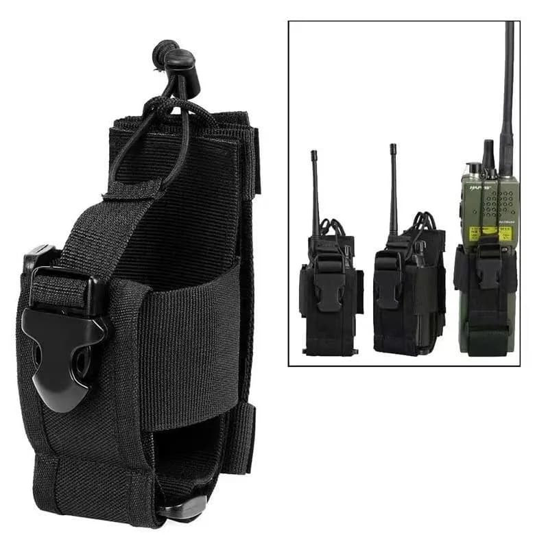 Supporto per radio tattico Tasca per cambio Custodia tattica Molle Custodia per walkie-talkie Marsupio in nylon Tasca per accessori da caccia